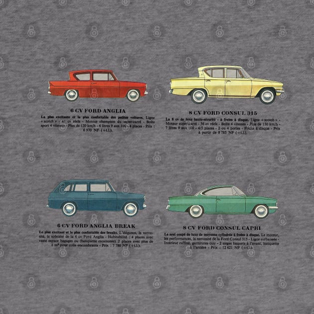 FORD ANGLIA - CONSUL - CAPRI - brochure by Throwback Motors